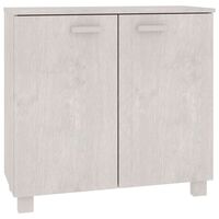 vidaXL Sideboard HAMAR White 85x35x80 cm Solid Wood Pine, white vidaXL Sideboard HAMAR White 85x35x80 cm Solid Wood Pine