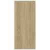 vidaXL Sideboard Sonoma Oak 102x33x75 cm Engineered Wood
