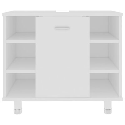 vidaXL Bathroom Cabinet White 60x32x53.5 cm Engineered Wood, white vidaXL Bathroom Cabinet White 60x32x53.5 cm Engineered Wood