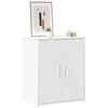 vidaXL Shoe Cabinet White 60x35x70 cm Engineered Wood