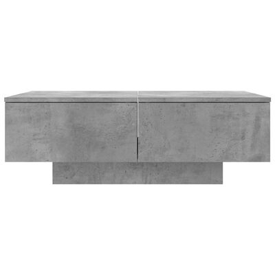 vidaXL Coffee Table Concrete Grey 90x60x31 cm Engineered Wood, concrete grey vidaXL Coffee Table Concrete Grey 90x60x31 cm Engineered Wood