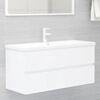 vidaXL Sink Cabinet White 100x38.5x45 cm Engineered Wood