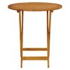 vidaXL 3 Piece Bistro Set Black Poly Rattan and Solid Wood