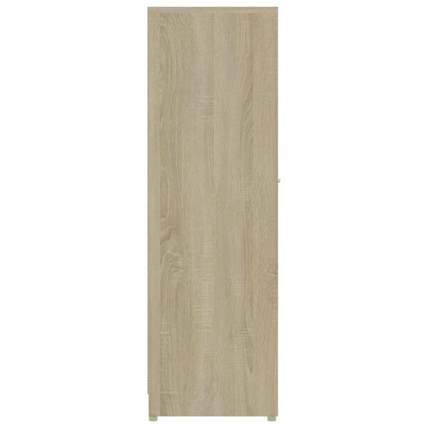 vidaXL Bathroom Cabinet Sonoma Oak 30x30x95 cm Engineered Wood