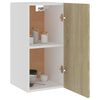 vidaXL Hanging Cabinet Sonoma Oak 29.5x31x60 cm Engineered Wood