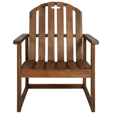 vidaXL Garden Sofa Chairs 2 pcs Solid Acacia Wood, brown vidaXL Garden Sofa Chairs 2 pcs Solid Acacia Wood