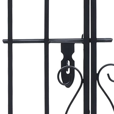 vidaXL Ornamental Garden Gate Wrought Iron 122x20.5x100 cm,  vidaXL Ornamental Garden Gate Wrought Iron 122x20.5x100 cm
