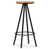 vidaXL Bar Stools 2 pcs Solid Reclaimed Wood
