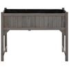 vidaXL Raised Bed with Greenhouse 110x54x120 cm Solid Fir Wood