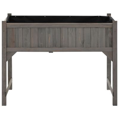 vidaXL Raised Bed with Greenhouse 110x54x120 cm Solid Fir Wood