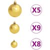 vidaXL Artificial Pre-lit Christmas Tree with Ball Set 120cm 230 Branches
