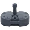vidaXL Portable Umbrella Base Grey Sand/Water Filled