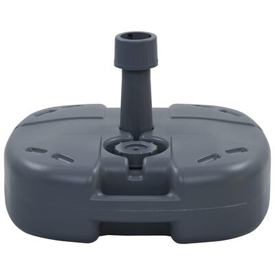 vidaXL Portable Umbrella Base Grey Sand/Water Filled,  vidaXL Portable Umbrella Base Grey Sand/Water Filled
