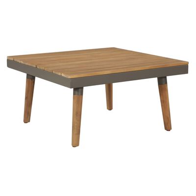 vidaXL 4 Piece Garden Lounge Set with Cushions Solid Acacia Wood Brown,  vidaXL 4 Piece Garden Lounge Set with Cushions Solid Acacia Wood Brown