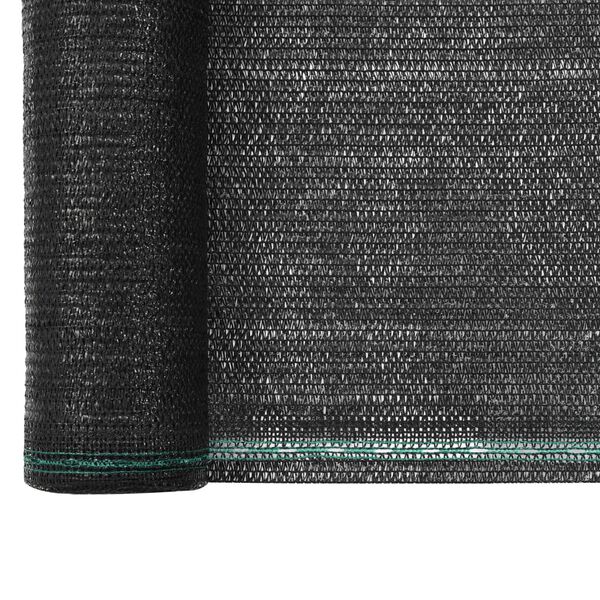vidaXL Tennis Screen HDPE 1.8x100 m Black
