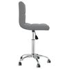 vidaXL Swivel Office Chair Light Grey Fabric