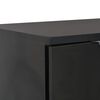 vidaXL Sideboard High Gloss Black 71x35x80 cm Engineered Wood