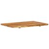 vidaXL Bathroom Vanity Top Solid Acacia Wood 80x52x2.5 cm