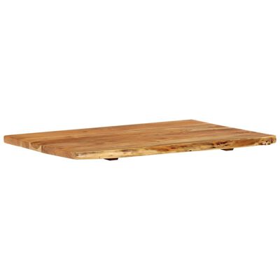 vidaXL Bathroom Vanity Top Solid Acacia Wood 80x52x2.5 cm,  vidaXL Bathroom Vanity Top Solid Acacia Wood 80x52x2.5 cm