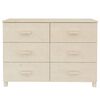 vidaXL Sideboard HAMAR Honey Brown 113x40x80 cm Solid Wood Pine