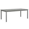 vidaXL 7 Piece Garden Dining Set Solid Wood Acacia Grey