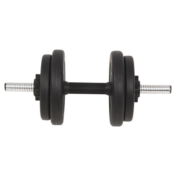vidaXL Barbell and Dumbbell Set 30 kg