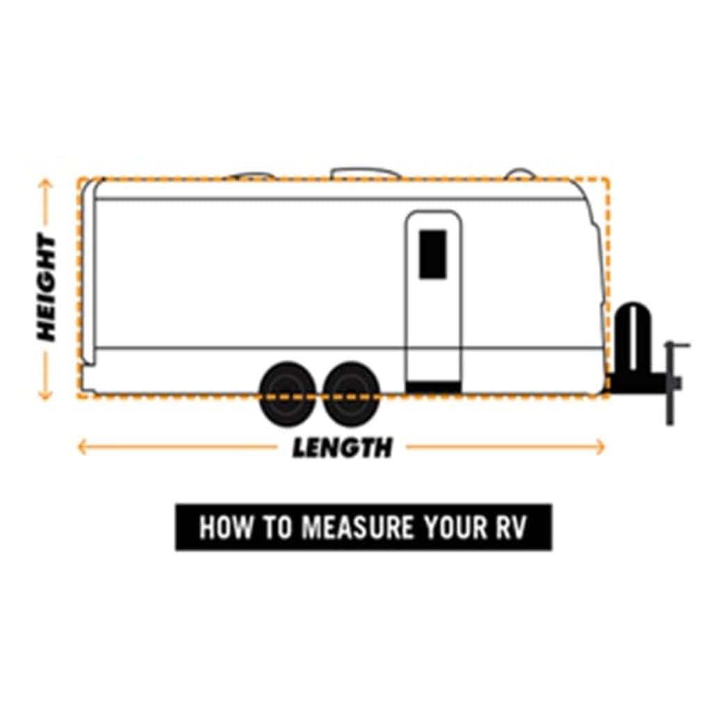 vidaXL Caravan Cover Grey S