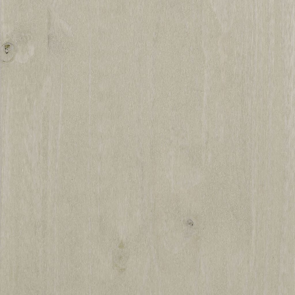 vidaXL Coffee Table HAMAR White 100x55x35 cm Solid Wood Pine