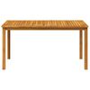 vidaXL Garden Table 150x90x74 cm Solid Acacia Wood