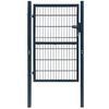 vidaXL 2D Fence Gate (Single) Anthracite Grey 100x120 cm