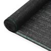 vidaXL Tennis Screen HDPE 1.8x100 m Black