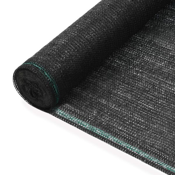 vidaXL Tennis Screen HDPE 1.8x100 m Black