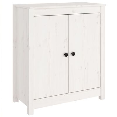 vidaXL Sideboards 2 pcs White 70x35x80 cm Solid Wood Pine, white vidaXL Sideboards 2 pcs White 70x35x80 cm Solid Wood Pine