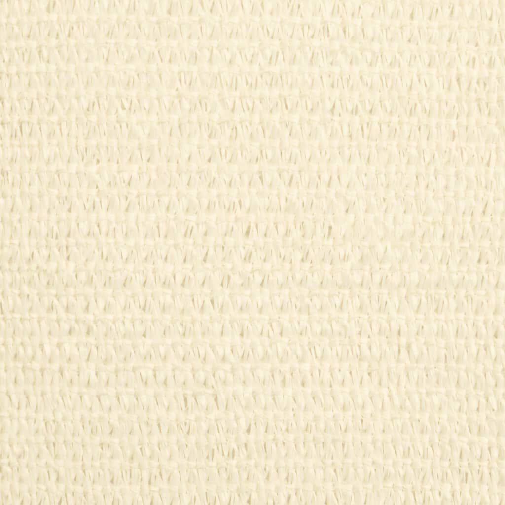 vidaXL Sunshade Sail HDPE Rectangular 2x4 m Cream
