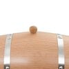 vidaXL Wine Barrel with Tap Solid Oak Wood 6 L