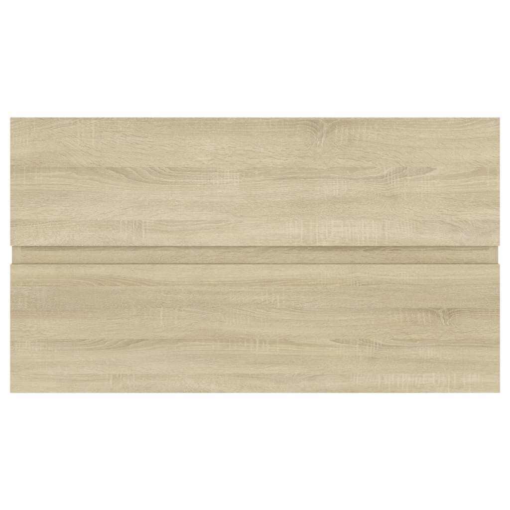 vidaXL Sink Cabinet Sonoma Oak 80x38.5x45 cm Engineered Wood