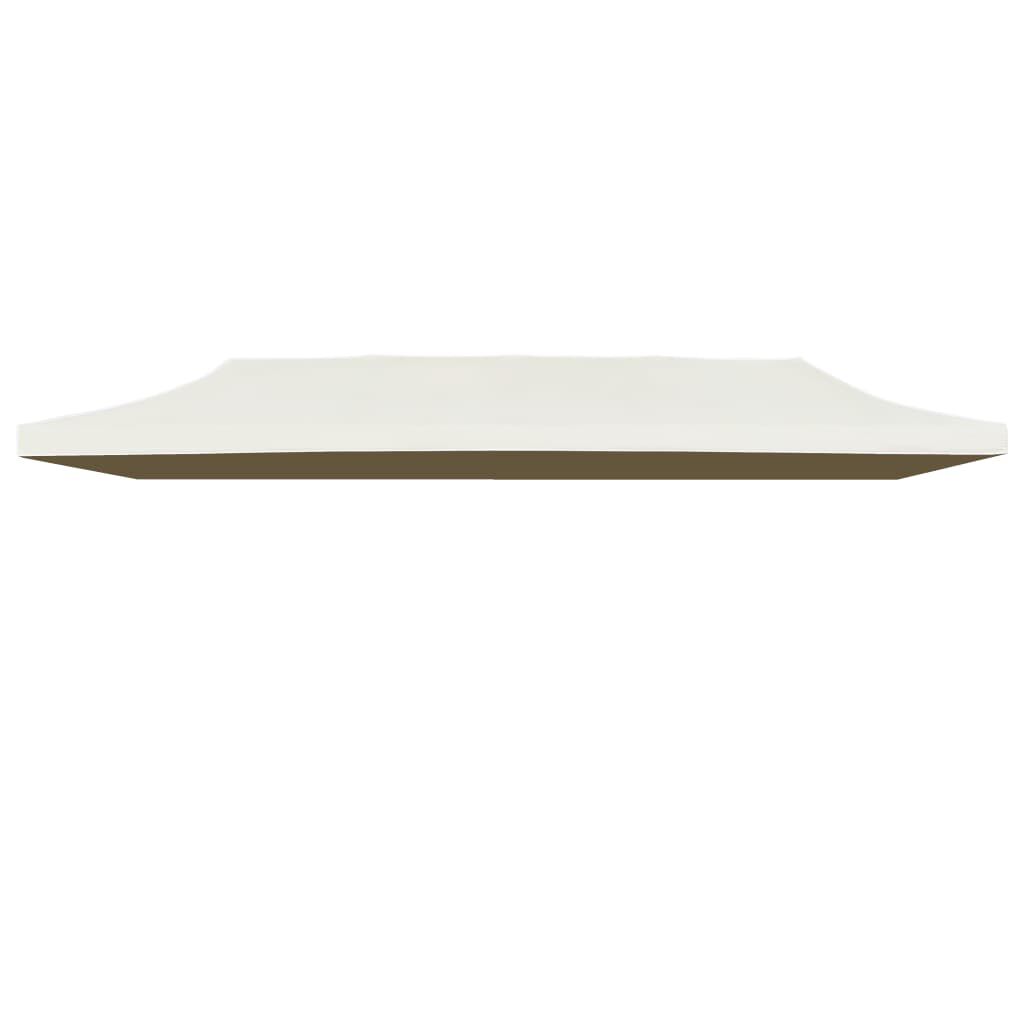 vidaXL Party Tent Roof 3x6 m Cream