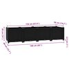 vidaXL Raised Bed 160x40x38 cm Polypropylene