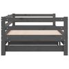vidaXL Pull-out Day Bed without Mattress Grey 2x(90x200)cm