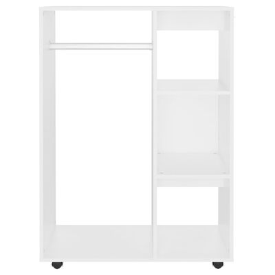 vidaXL Wardrobe White 80x40x110 cm Engineered Wood, white vidaXL Wardrobe White 80x40x110 cm Engineered Wood