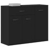 vidaXL Sideboard Black 88x30x70 cm Engineered Wood