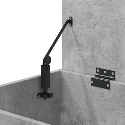 vidaXL Storage Chest Concrete Grey 84x42x46 cm Engineered Wood, concrete grey vidaXL Storage Chest Concrete Grey 84x42x46 cm Engineered Wood