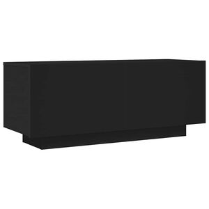 vidaXL TV Cabinet Black 100x35x40 cm Engineered Wood