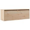 vidaXL Wall Cabinet 100x30x35 cm Solid Wood Pine