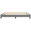 vidaXL Bed Frame without Mattress Dark Grey 180x200 cm Super King Fabric