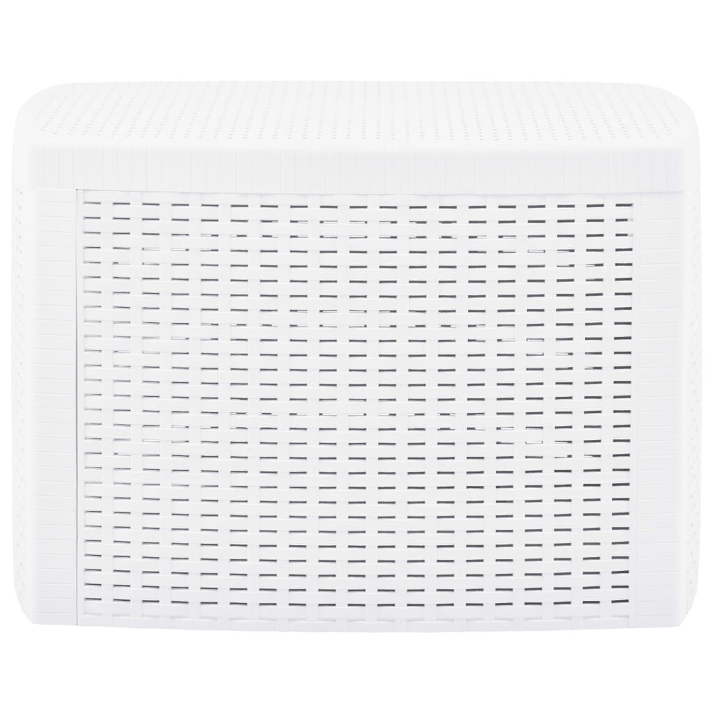 vidaXL Side Table White 54x54x36.5 cm Plastic