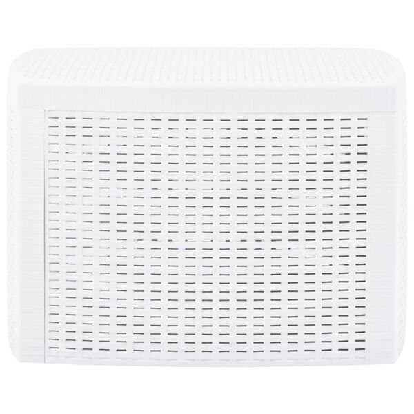 vidaXL Side Table White 54x54x36.5 cm Plastic