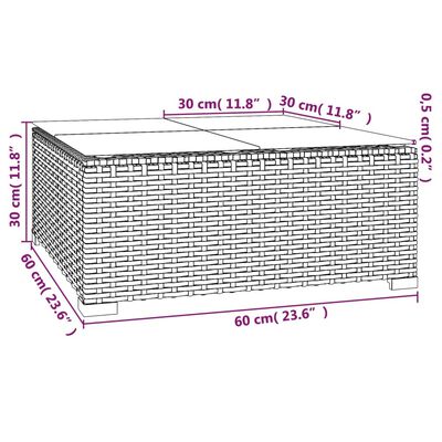 vidaXL 8 Piece Garden Lounge Set with Cushions Poly Rattan Grey, grey and anthracite vidaXL 8 Piece Garden Lounge Set with Cushions Poly Rattan Grey