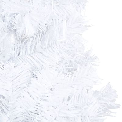vidaXL Artificial Pre-lit Christmas Tree with Thick Branches White 120 cm, white vidaXL Artificial Pre-lit Christmas Tree with Thick Branches White 120 cm