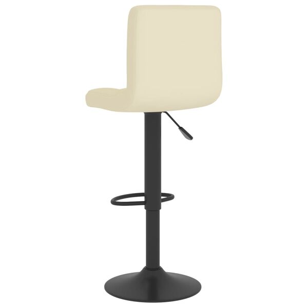 vidaXL Bar Stools 2 pcs Cream Fabric